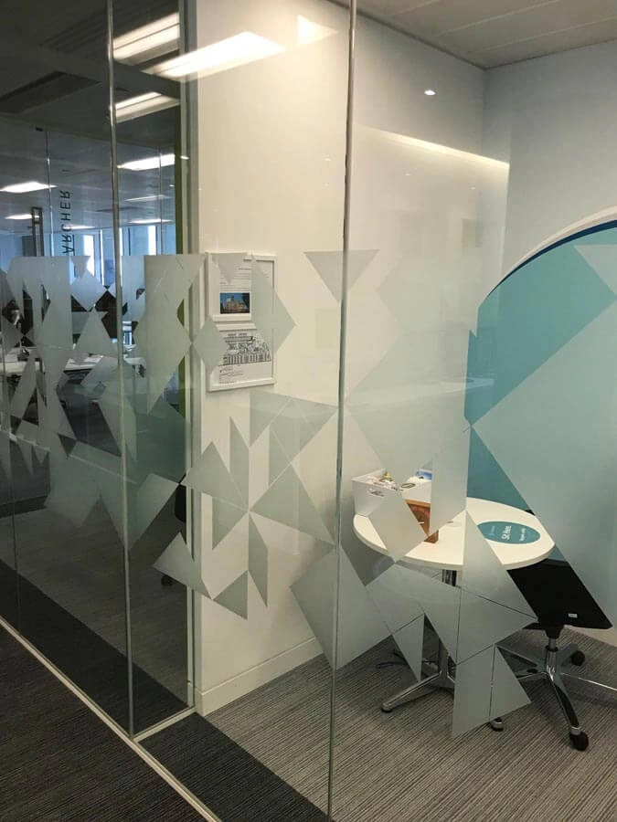 Board Room Window Design by AW Sign Services.