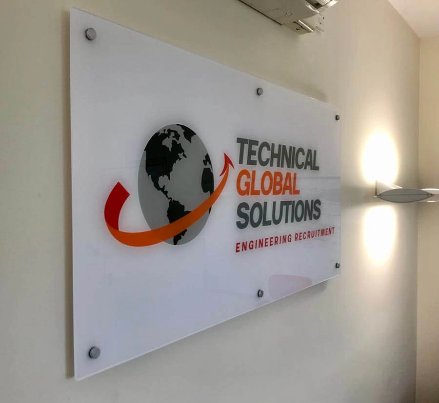 Company Logo Signage by AW Sign Services.