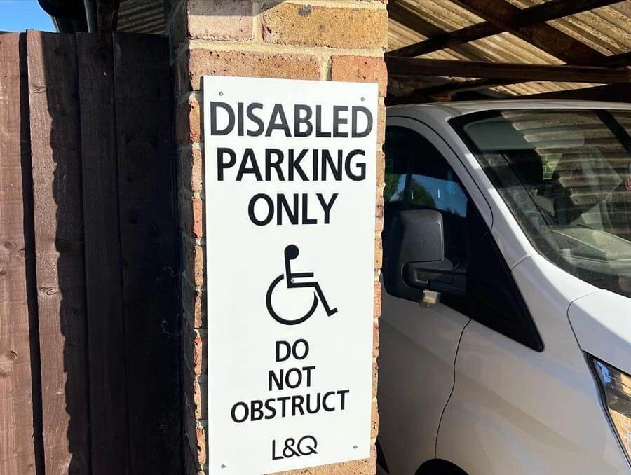 Disabled Parking Signs by AW Sign Services.
