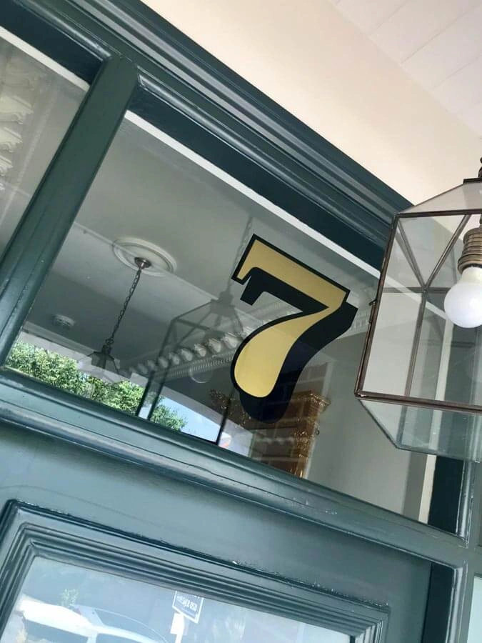 Home Glass Signs by AW Sign Services.