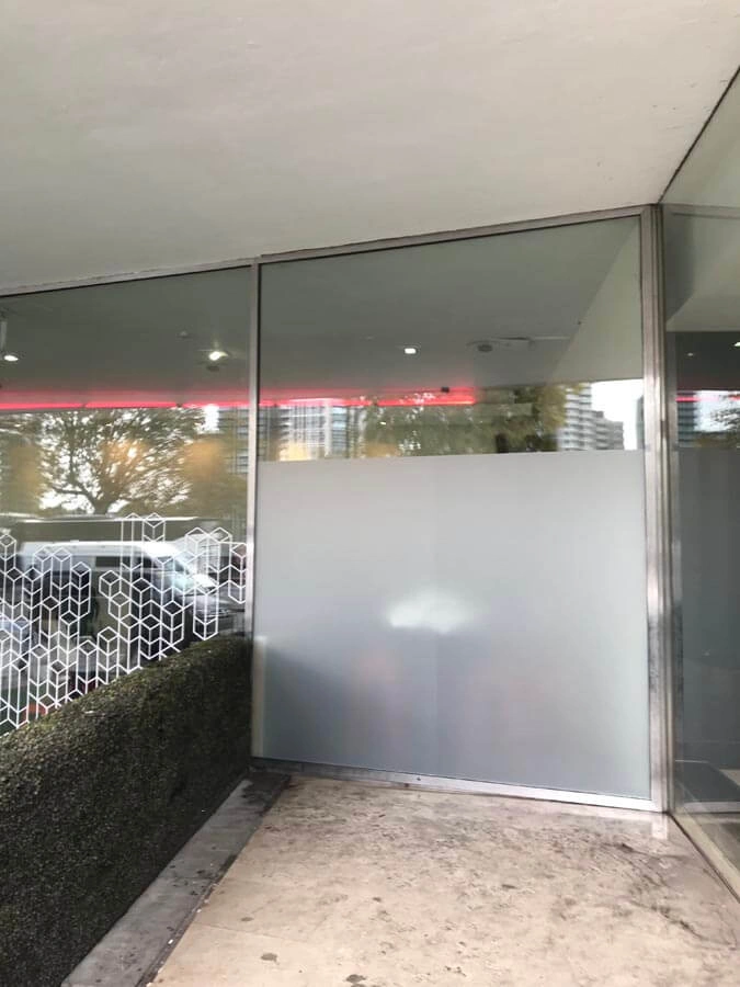 Office Signage and Glass Tinting by AW Sign Services.