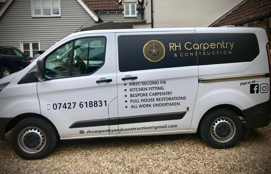 Panel Wraps Vans by AW Sign Services.