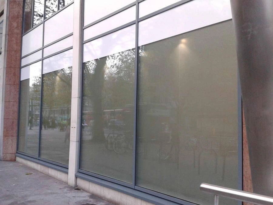 Privacy Film Offices by AW Sign Services.