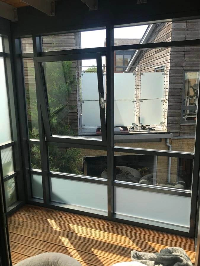 Studio Glass Film by AW Sign Services.