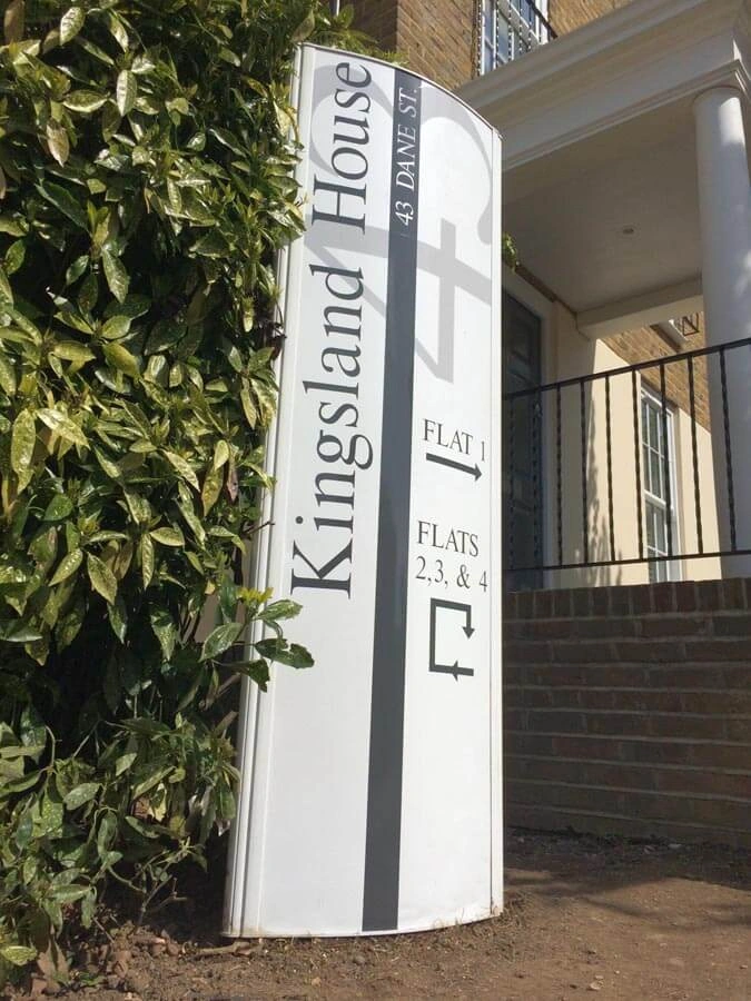 Tall Signage by AW Sign Services.