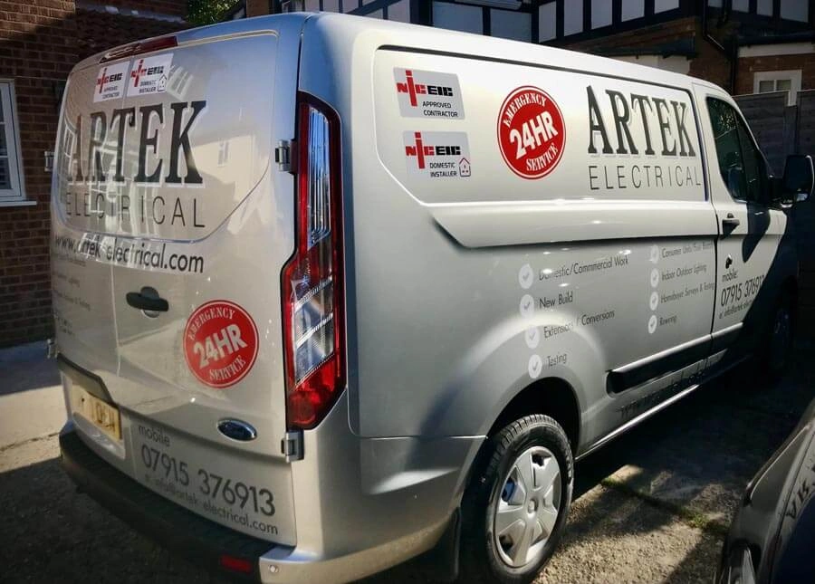 Van Signs Wrap by AW Sign Services.
