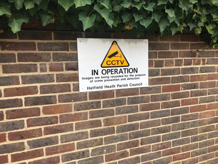 Warning Signs by AW Sign Services.